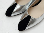 Slingback Plata 5 cm.